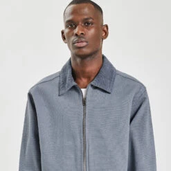 Blouson Coton Canvas Col Chemise -Magasin De Vêtements De Mode 1003193 11250 V4