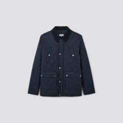 Blouson Col Chemise Matelassé -Magasin De Vêtements De Mode 1003196 11863 V11