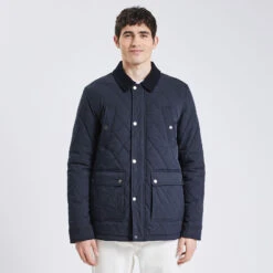 Blouson Col Chemise Matelassé -Magasin De Vêtements De Mode 1003196 11863 V2