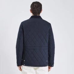 Blouson Col Chemise Matelassé -Magasin De Vêtements De Mode 1003196 11863 V3