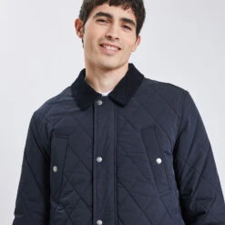 Blouson Col Chemise Matelassé -Magasin De Vêtements De Mode 1003196 11863 V4