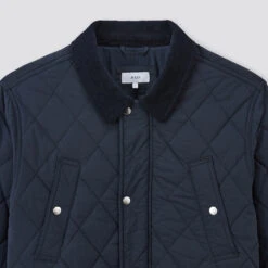 Blouson Col Chemise Matelassé -Magasin De Vêtements De Mode 1003196 11863 V8