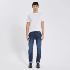 Jean Straight En Coton Et Polyester Recyclés -Magasin De Vêtements De Mode 1003214 9980 V2
