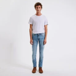 Jean Straight En Coton Et Polyester Recyclés Water 14 Jean Straight En Coton Et Polyester Recyclés Water -Magasin De Vêtements De Mode 1003216 9980 V2