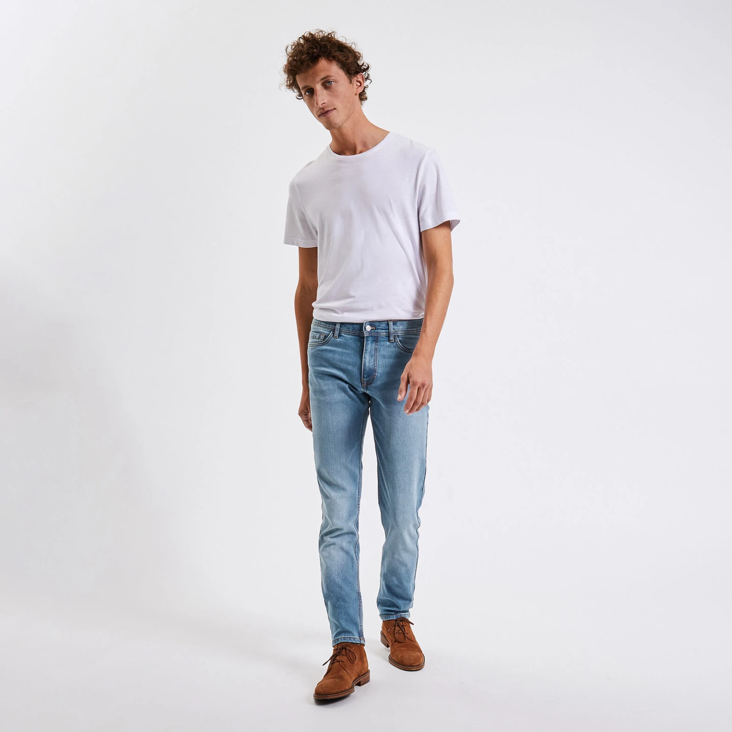 Jean Straight En Coton Et Polyester Recyclés Water 4 Jean Straight En Coton Et Polyester Recyclés Water – Image 4