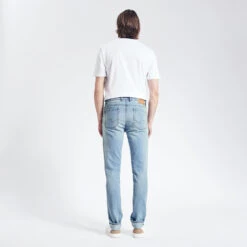 Jean Slim En Coton Et Polyester Recyclés Waterless -Magasin De Vêtements De Mode 1003221 11234 V3