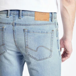 Jean Slim En Coton Et Polyester Recyclés Waterless -Magasin De Vêtements De Mode 1003221 11234 V4