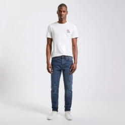 Jean Relax En Coton Et Polyester Recyclés -Magasin De Vêtements De Mode 1003223 11298 V2