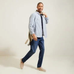 Jean Relax En Coton Et Polyester Recyclés -Magasin De Vêtements De Mode 1003223 11298 V6