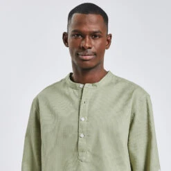 Chemise Regular Unie Coton Recyclé Nid D'abeille -Magasin De Vêtements De Mode 1003265 16042 V4