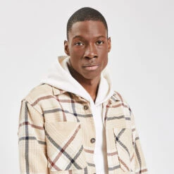 Surchemise Carreaux Coton Recyclé -Magasin De Vêtements De Mode 1003266 10132 V4