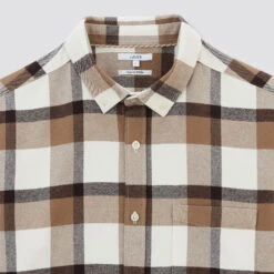 Chemise Regular à Carreaux Coton Recyclé -Magasin De Vêtements De Mode 1003278 17013 V8