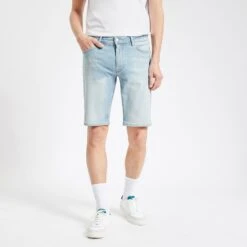 Bermuda En Jean Urbanflex En Polyester Recyclé