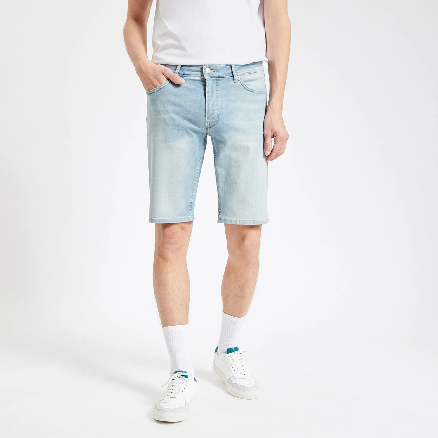 Bermuda En Jean Urbanflex En Polyester Recyclé 1 Bermuda En Jean Urbanflex En Polyester Recyclé