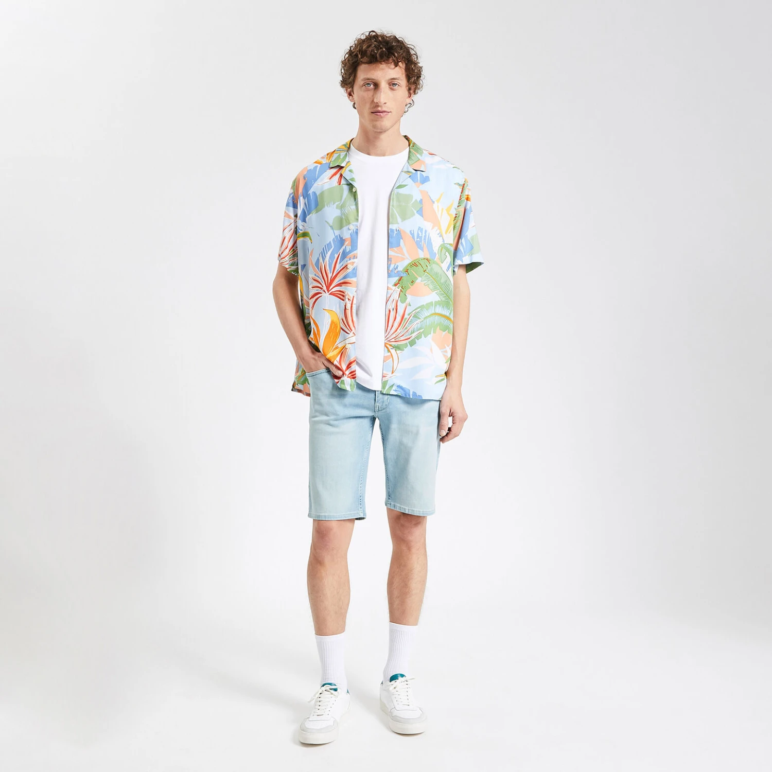 Bermuda En Jean Urbanflex En Polyester Recyclé 2 Bermuda En Jean Urbanflex En Polyester Recyclé – Image 2