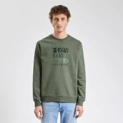 Sweat à Col Rond 100 % Recyclé -Magasin De Vêtements De Mode 1003314 16707 V2