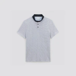 Polo Manches Courtes Bubble Col Contrasté Twill -Magasin De Vêtements De Mode 1003321 11044 V11