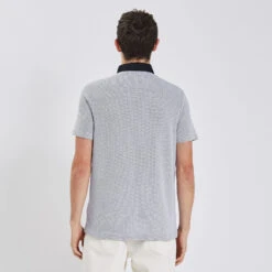 Polo Manches Courtes Bubble Col Contrasté Twill -Magasin De Vêtements De Mode 1003321 11044 V3