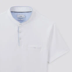 Polo Manches Courtes Piqué Col Mao -Magasin De Vêtements De Mode 1003323 10000 V8