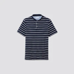 Polo Manches Courtes Marinière Col Mao 15 Polo Manches Courtes Marinière Col Mao -Magasin De Vêtements De Mode 1003324 11863 V11