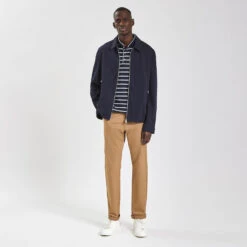 Polo Manches Courtes Marinière Col Mao 12 Polo Manches Courtes Marinière Col Mao -Magasin De Vêtements De Mode 1003324 11863 V6