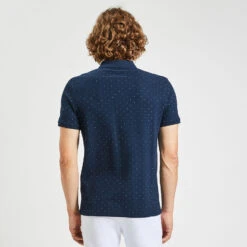 Polo Manches Courtes Piqué à Pois -Magasin De Vêtements De Mode 1003329 11863 V3