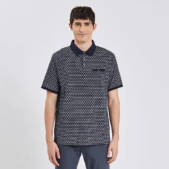 Polo Manches Courtes En Jersey Imprimé -Magasin De Vêtements De Mode 1003332 11852 V2