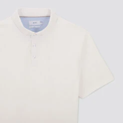 Polo Manches Courtes Col En Twill Boutonné -Magasin De Vêtements De Mode 1003333 10100 V8