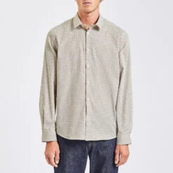 Chemise Imprimé Géométrique Satin -Magasin De Vêtements De Mode 1003340 12015 V2