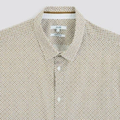 Chemise Imprimé Géométrique Satin -Magasin De Vêtements De Mode 1003340 12015 V8