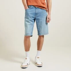 Bermuda En Jean En Coton Recyclé