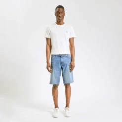 Bermuda En Jean En Coton Recyclé -Magasin De Vêtements De Mode 1003364 11234 V2