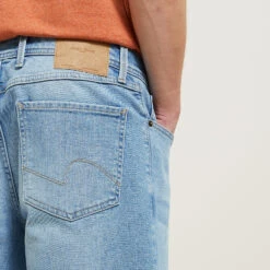 Bermuda En Jean En Coton Recyclé -Magasin De Vêtements De Mode 1003364 11234 V4