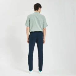 Pantalon Taille élastiquée En Coton Lin -Magasin De Vêtements De Mode 1003406 11822 V3