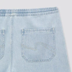 Short En Jean Découpe Poche Platrier -Magasin De Vêtements De Mode 1003410 11234 V10