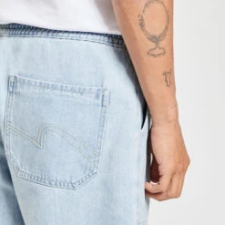 Short En Jean Découpe Poche Platrier -Magasin De Vêtements De Mode 1003410 11234 V4