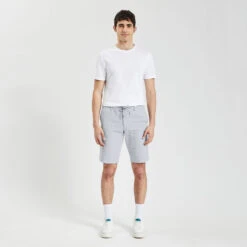 Bermuda Uni En Coton Lin 12 Bermuda Uni En Coton Lin -Magasin De Vêtements De Mode 1003413 11044 V2