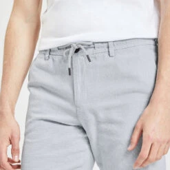 Bermuda Uni En Coton Lin 11 Bermuda Uni En Coton Lin -Magasin De Vêtements De Mode 1003413 11044 V4