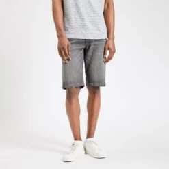 Bermuda En Jean Destroy Noir