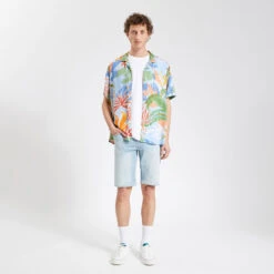 Chemisette Hawaienne Regular Viscose Ecovero -Magasin De Vêtements De Mode 1003523 11000 V5