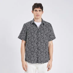 Chemisette Regular Imprimée Lin Coton -Magasin De Vêtements De Mode 1003536 11212 V2