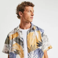 Chemisette Regular Imprimée Lin Coton -Magasin De Vêtements De Mode 1003536 19100 V4