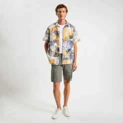 Chemisette Regular Imprimée Lin Coton -Magasin De Vêtements De Mode 1003536 19100 V5