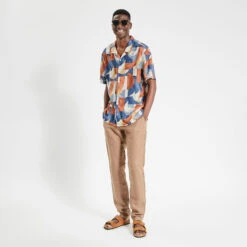 Chemise Hawaienne Imprimée Viscose Lin -Magasin De Vêtements De Mode 1003537 19100 V5