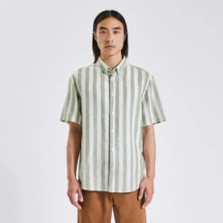 Chemisette Regular Rayures Coton Lin -Magasin De Vêtements De Mode 1003541 16000 V2