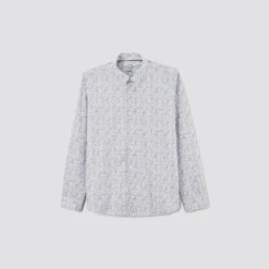 Chemise Regular Imprimé Fleur Coton Biologique -Magasin De Vêtements De Mode 1003546 10000 V11