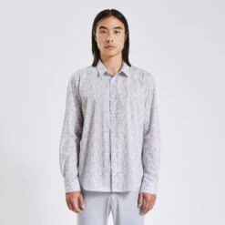 Chemise Regular Imprimé Fleur Coton Biologique -Magasin De Vêtements De Mode 1003546 10000 V2