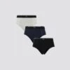 Lot De 3 Slips Unis
