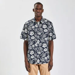 Chemisette Hawaïenne Regular à Fleurs Coton Biolog -Magasin De Vêtements De Mode 1003578 11212 V2