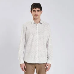 Chemise Slim Imprimé Paisley Coton -Magasin De Vêtements De Mode 1003592 10131 V2